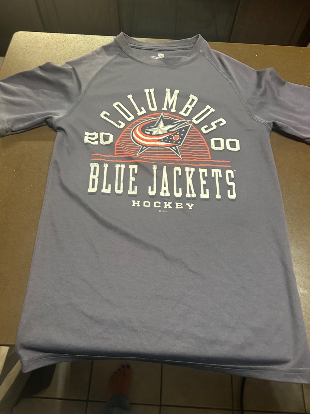 Men's Blue Hockey Tee